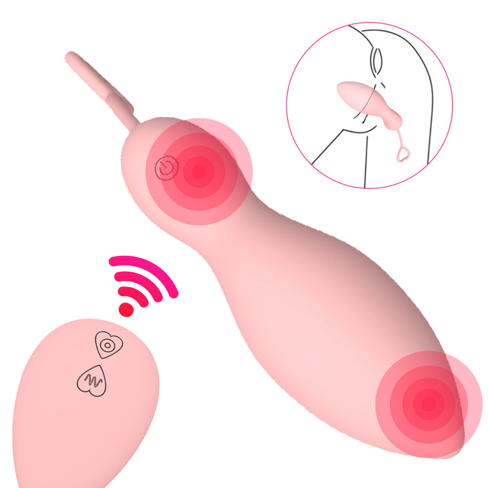 Liquid all wrapped adhesive remote control vibration invisible wearing jumping egg