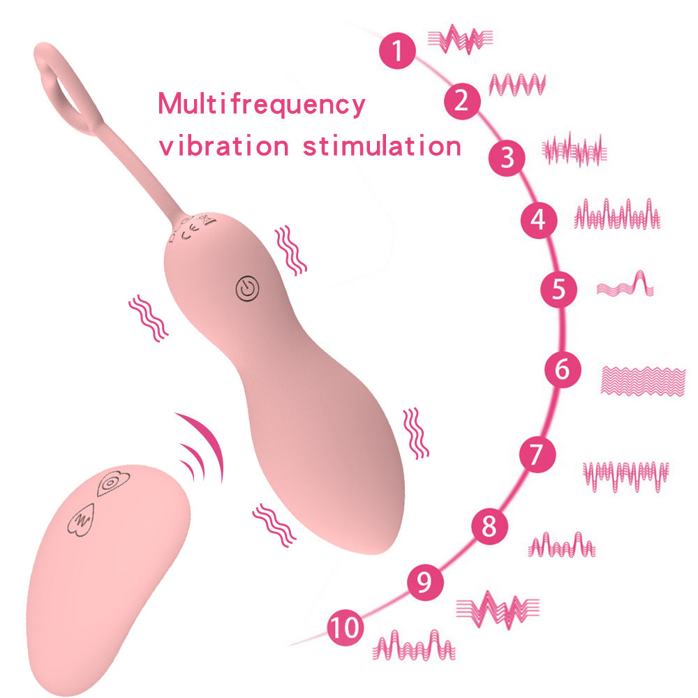 Liquid all wrapped adhesive remote control vibration invisible wearing jumping egg