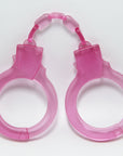 Soft Rubber BDSM Handcuffs - Comfortable Bondage Flirting Sex Toys for Couples