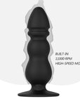 Wireless remote charging vibration silicone anal plug prostate massager