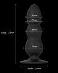 Wireless remote charging vibration silicone anal plug prostate massager