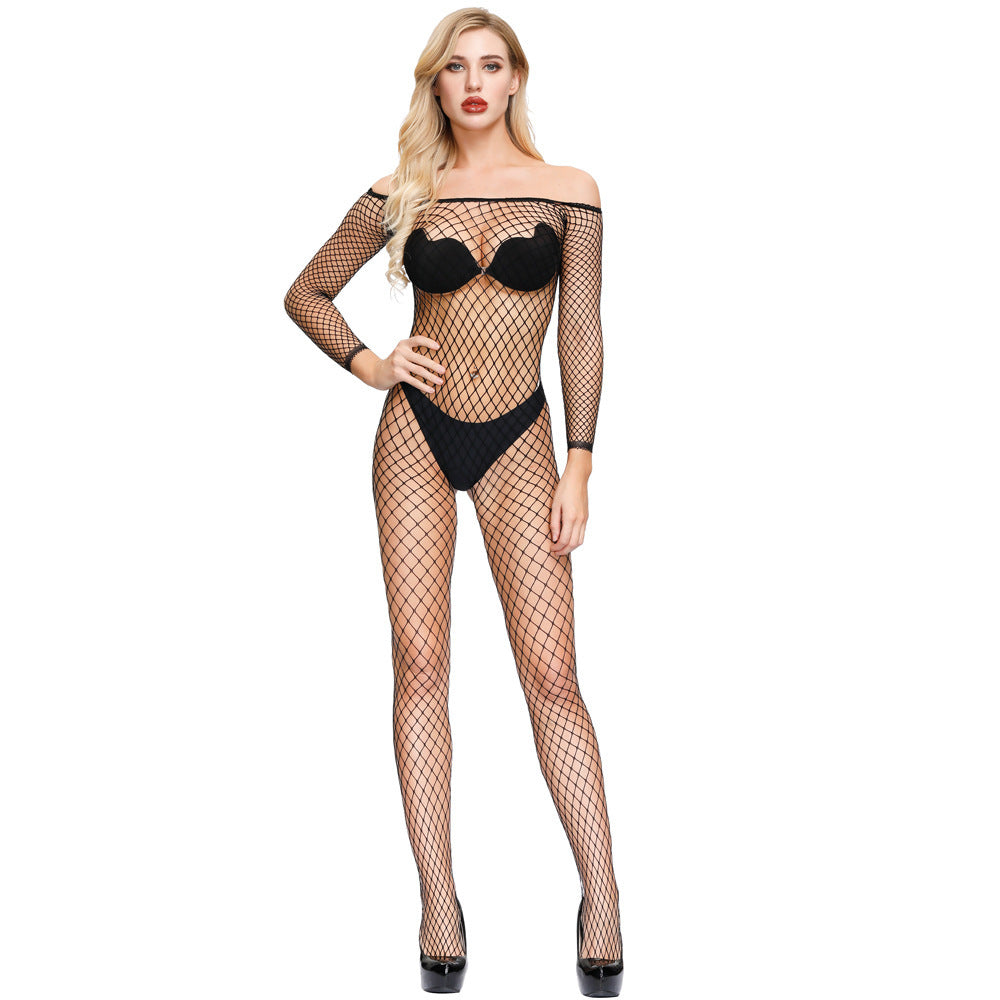 Women's Long Sleeve Off Shoulder Stockings