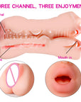 Oral sex masturbator silicone mold male sex toy