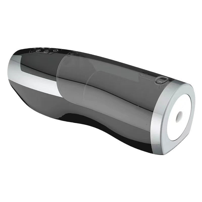 Fully automatic electric heated telescopic piston male masturbator