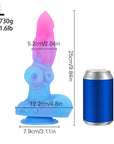 Brand new mechanical dog dildo mixed color artificial animal genital masturbation stick
