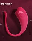 Tadpole-shaped APP remote control mini portable hidden vibrating panties female flirting vibrator adult sex toys