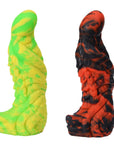 Orissi new mixed color liquid silicone dildo simulates alien large size masturbator