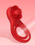 APP wireless remote control double ring penis ring penis exerciser couple rose vibrator
