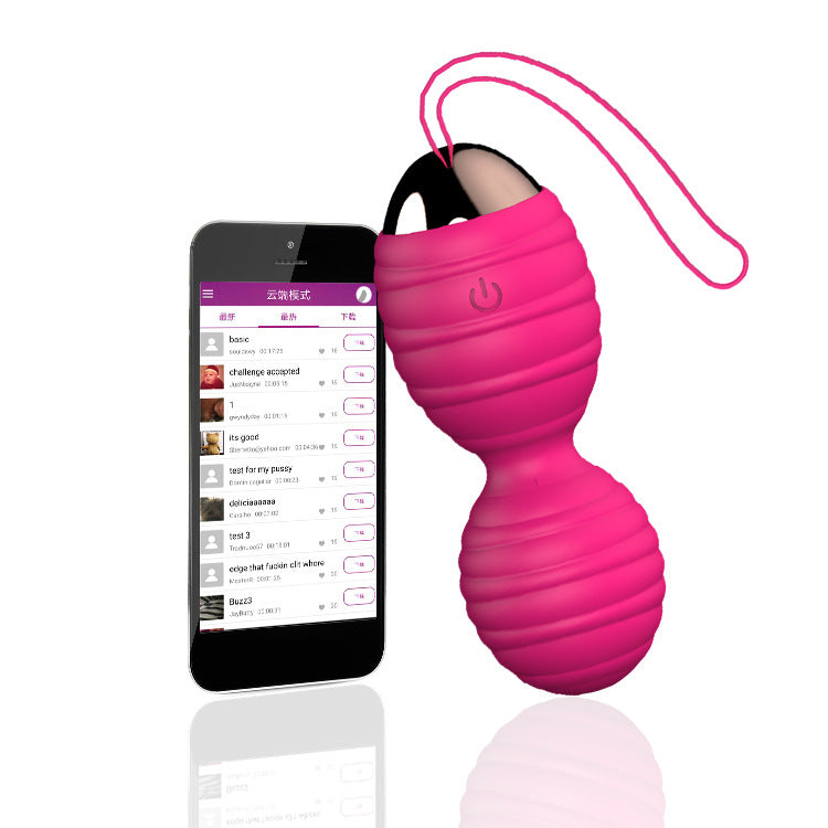 Rechargeable Kegel Balls Vaginal Dumbbells Smart Balls Postpartum Exercise Balls Flirting Vibrator