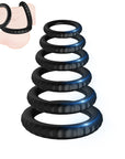 Comfort Delay Penis Ring Elastic Compound Ring 6 Pack Set