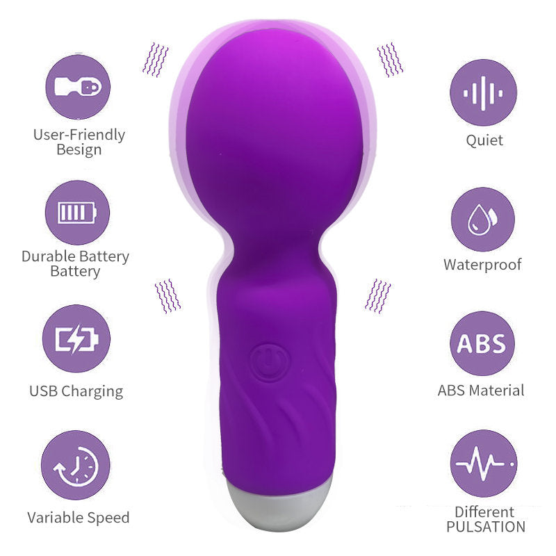 Rechargeable Mini AV Massager Vibrator