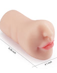 Realistic silicone oral sex device male masturbation cup sex pacifier