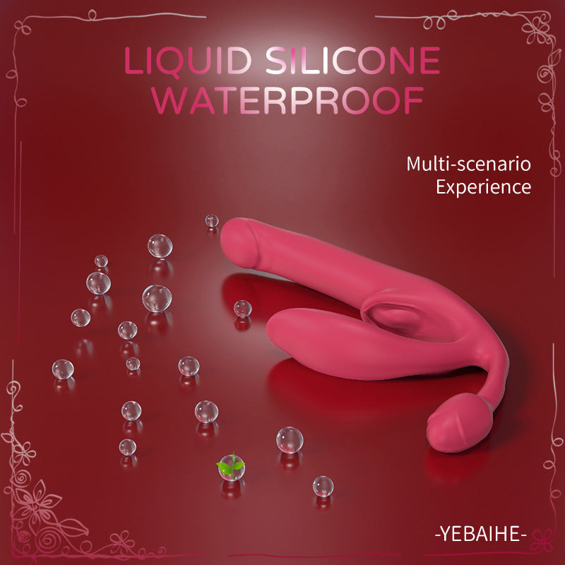 Inflatable retractable vibrator g-spot massager