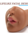 Realistic oral sex tool molded sex toy male masturbator