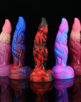 Flame beast mixed color liquid silicone super large realistic simulation dildo female masturbator