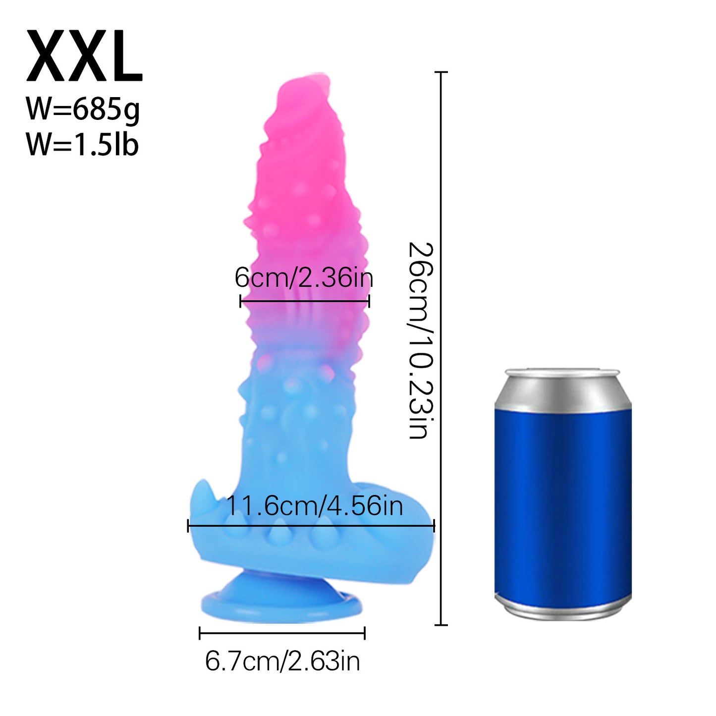 Special-shaped platinum silicone dildo female suction cup masturbator