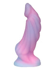 Alien mixed color unicorn luminous silicone penis simulation dildo