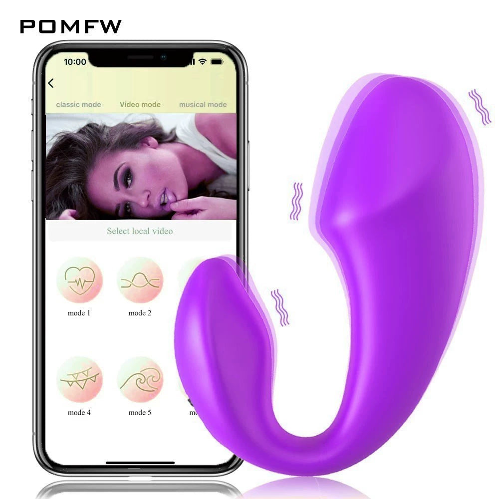 APP remote control dual shock vibrator female wireless panty vibrator G spot vibrator