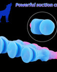 Brand new mechanical dog dildo mixed color artificial animal genital masturbation stick