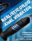 Remote APP Controlled Anal Vibrator Male Prostate Massager Adult Sex Toy