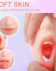 Oral sex masturbator silicone mold male sex toy