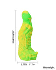 Orissi new mixed color liquid silicone dildo simulates alien large size masturbator