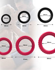 Comfort Delay Penis Ring Elastic Compound Ring 6 Pack Set