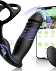 Remote APP Controlled Anal Vibrator Male Prostate Massager Adult Sex Toy