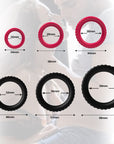 Comfort Delay Penis Ring Elastic Compound Ring 6 Pack Set