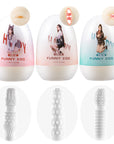 Japanese imported portable masturbation egg soft glue male masturbator