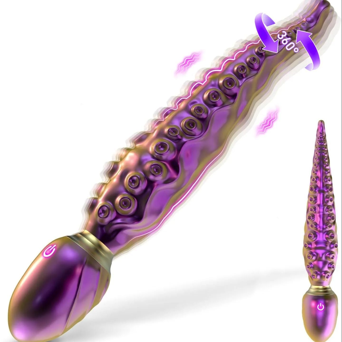 Octopus double shock av stick female orgasm clitoral vibrator