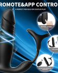 Remote APP Controlled Anal Vibrator Male Prostate Massager Adult Sex Toy
