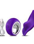 Women's wireless remote control masturbator vibrating panties invisible wearable butterfly vibrator