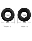 Thickened silicone delay penis ring for men elastic donut