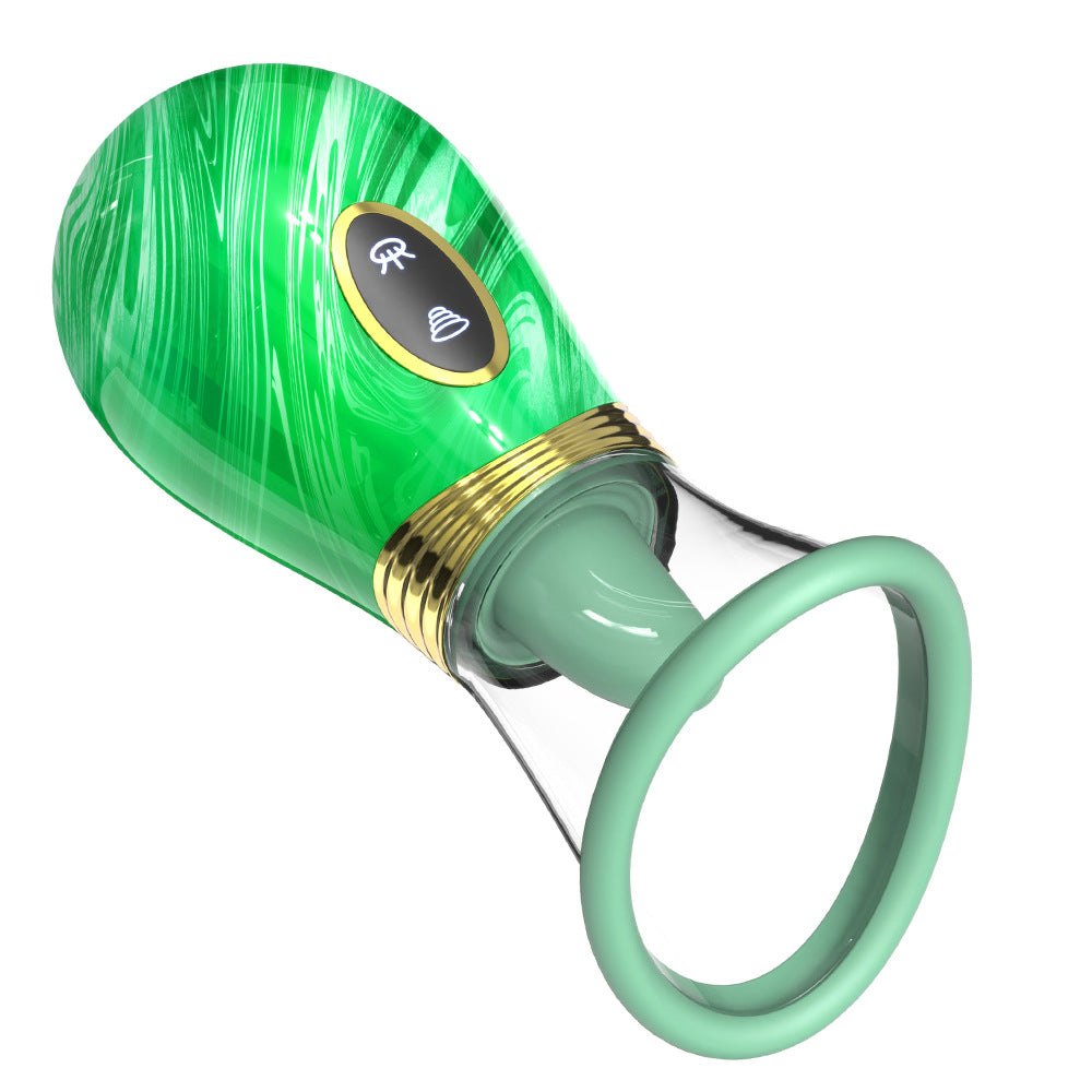 Female soft silicone vibrator clitoral sucking stimulator