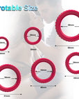 Comfort Delay Penis Ring Elastic Compound Ring 6 Pack Set