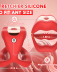 Three-ring APP controlled penis ring delay vibrator penis massage exerciser