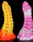 Special Shape Mixed Color Dildo Female Silicone Large Size Masturbator