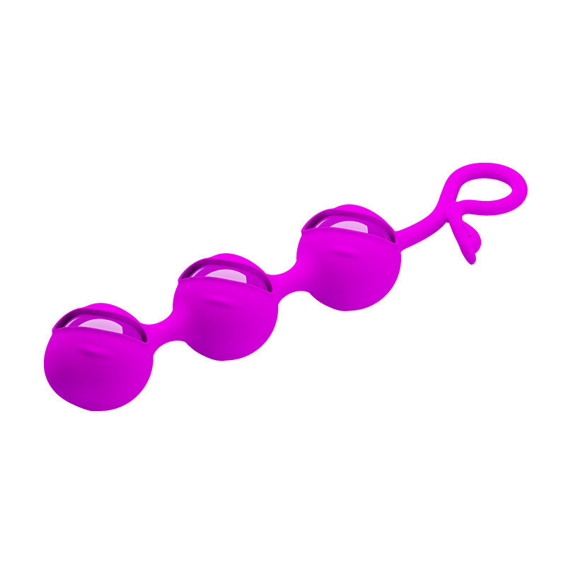 Paramount Tila Triple Ball Pull Ball Silicone Female Kegel Exercise Ball Vibrating Love Egg
