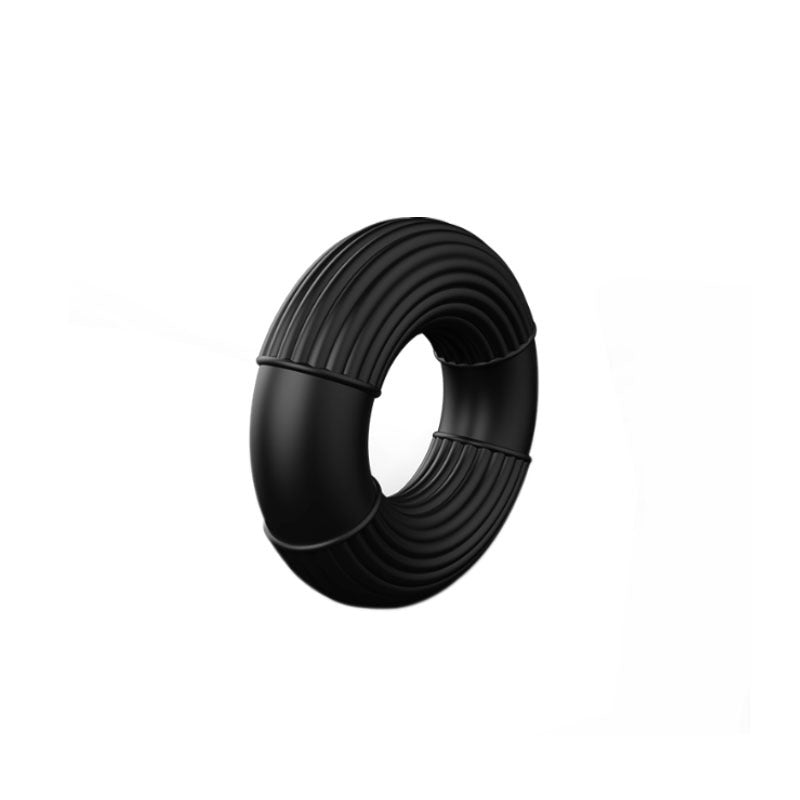 Thickened silicone delay penis ring for men elastic donut