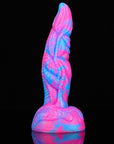 Flame beast mixed color liquid silicone super large realistic simulation dildo female masturbator