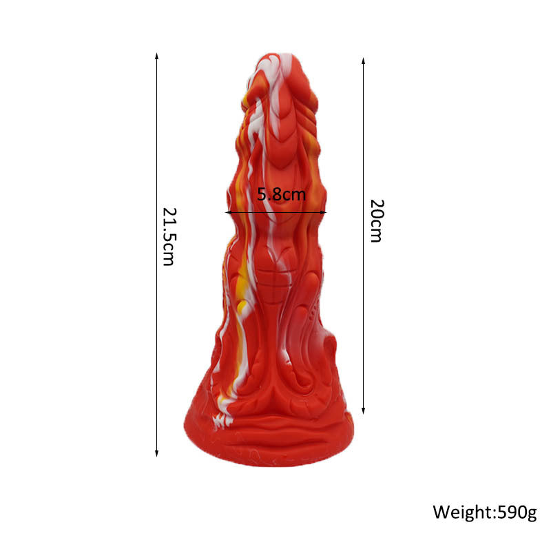 Liquid silicone special-shaped pagoda simulation dildo female masturbator