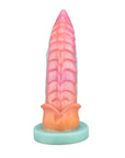 Special Shape Mixed Color Simulation Dildo Liquid Silicone Female Masturbator Adult Sex Toys