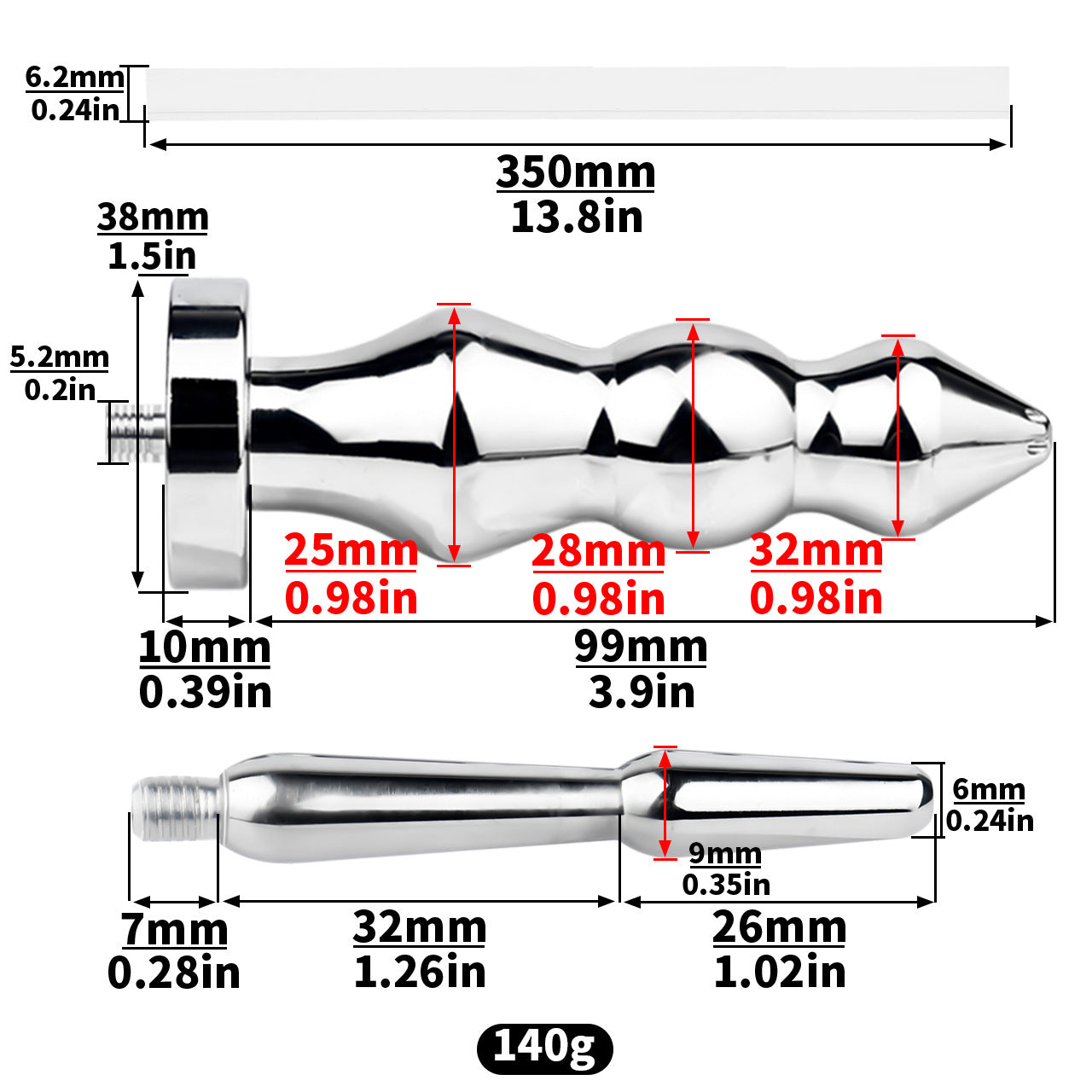 FRRK stainless steel whip prostate massager anal plug adult sex toy