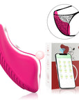 Women's APP Remote Control Wearable Vibrator Flirting Vibration Massager Couple Sex Toy