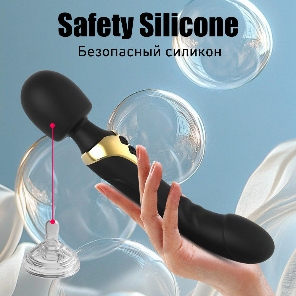 Powerful AV wand vibrator, 10 modes, vaginal G-spot stimulator, female masturbator