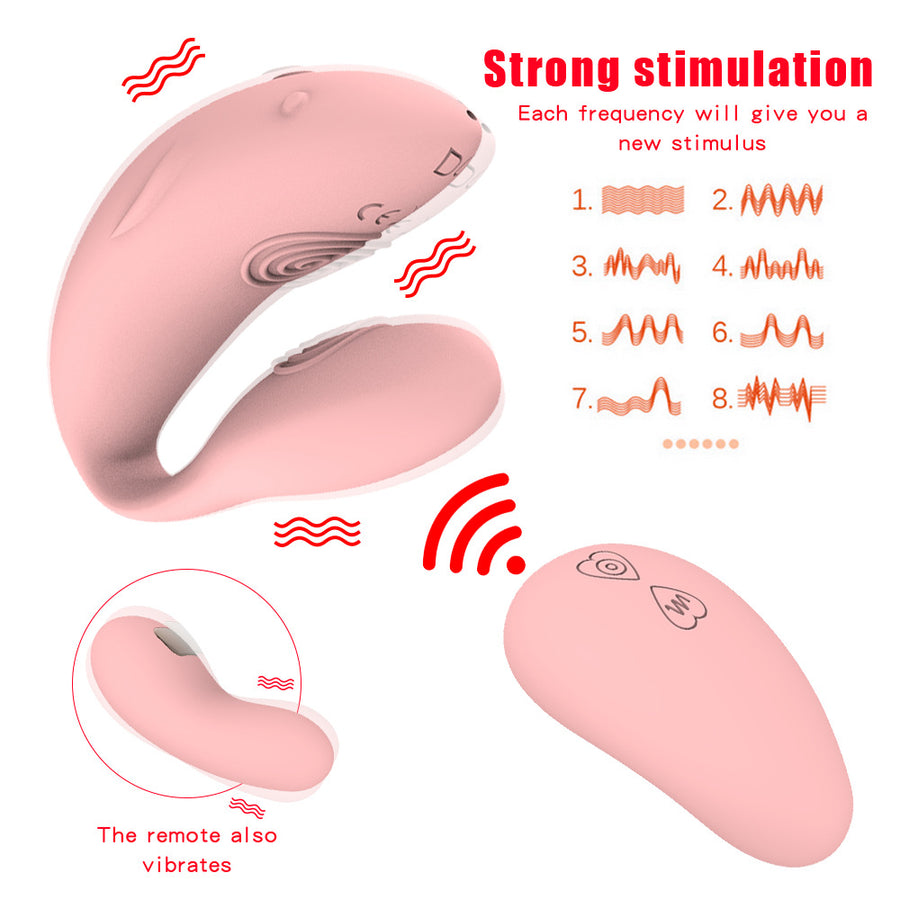 U-Shaped Wearable Vibrator Female Sex Toy