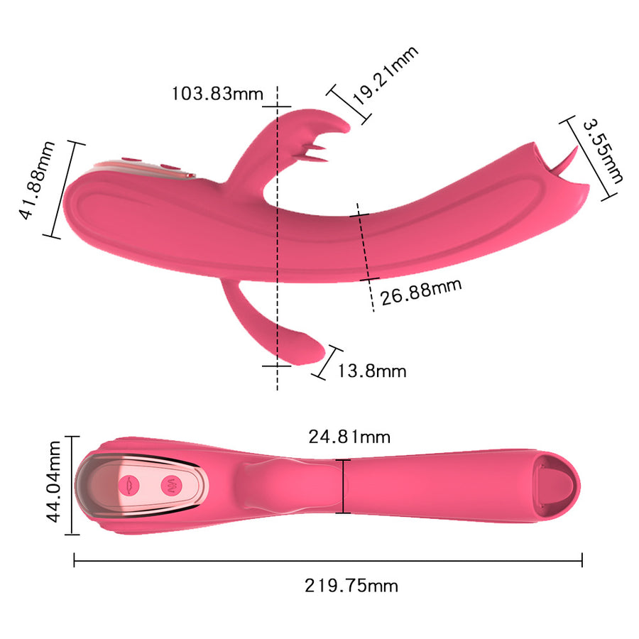 G Spot Vibrator Dual Motor Clit Sucking Vibrator