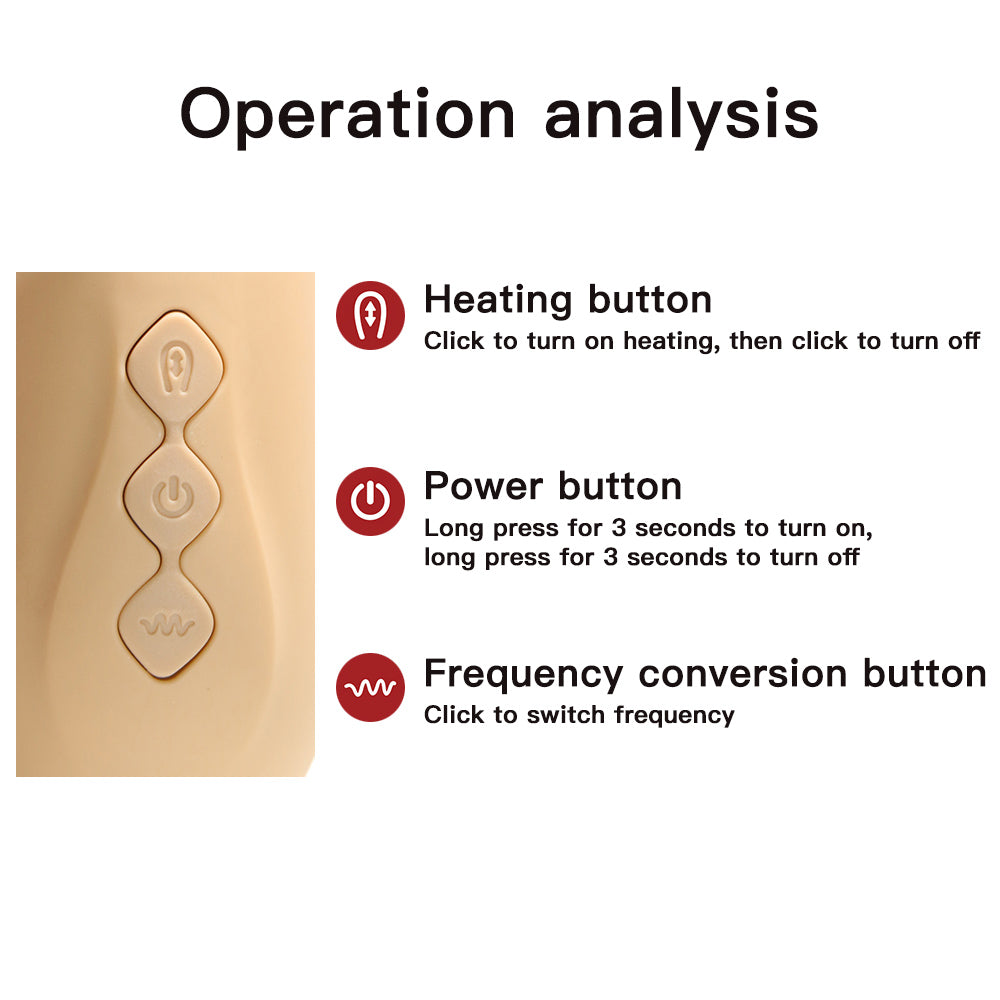 Liquid Silicone Electric Vibrating Dildo