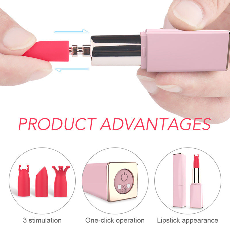 Hidden Lipstick Vibrator Multi-Frequency Vibration Mini G-Spot Vibrator Sex Toy